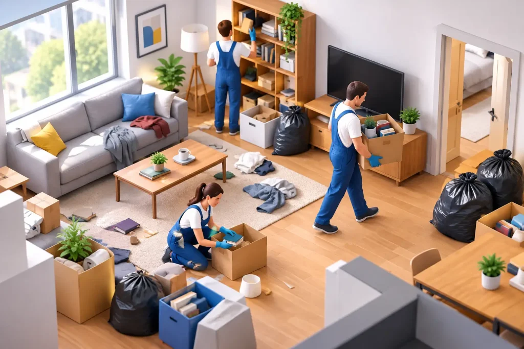 Messie-Wohnung professionell entrümpeln